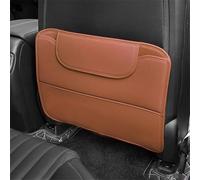 WEFP 2PCS Car Seat Kick Protector for MINI Countryman Coupe Clubman Paceman, Car Seat Back Protector Leather Backrest Waterproof Backseat Kick Cover Pad Accessories, C/brown