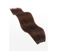 Weft Hair Extensions - professional Quality - 100g 16" - 33 chestnut mahogany