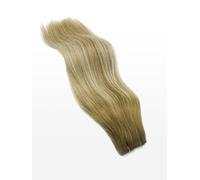 Weft Hair Extensions - professional Quality - 100g 16" - B14/1001 balayage intense natural dark ash blonde & platinum blonde