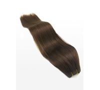 Weft Hair Extensions - professional Quality - 100g 20" - 4 dark chestnut