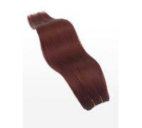 Weft Hair Extensions - professional Quality - 100g 23" - 35 deep red