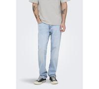 Weft Straight Stretch Jeans Light Denim