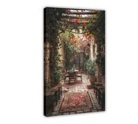 WEGAGTTT Kurdish Garden Art Print_ Middle Eastern Heritage Canvas Poster Bedroom Decor Landscape Office Room Decor Gift 12x18inch(30x45cm)