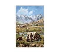 WEGAGTTT Kurdish Nomads Art Print Canvas Poster Wall Art Decor Print Picture Paintings for Living Room Bedroom Decoration 12x18inch(30x45cm)