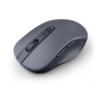 wegear Bluetooth Mouse Silent Wireless Mice, Cordless Computer Mouse-Grey | Quiet Click, 6 Buttons, Sculpted Grip, Adjustable DPI for Laptop, PC, Mac, 18-Month Battery Life for Work Travel