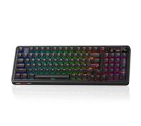 wegear PIXIU 98 Wireless Mechanical Gaming Keyboard, Cherry MX2A Linear Switches, 8000Hz Polling, Tri-Mode Bluetooth/2.4G/USB-C Wired, Hot-Swap Gasket Custom Keyboard with Knob, RGB Backlit, PBT