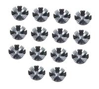 [Wegiwuca] 14pcs Golf Shoe Spikes Replacement Cleats Pin First Twist Turn Screw Stud Nonslip Golf Shoes Easy to Use Nonslip Golf Spikes Fast Torsion Turn Screw Studs, gray, L~XL A