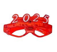 Wegiwuca 2025 LED Glasses 3 Modes Light Up Party Eyeglasses 2025 Graduation Eyeglasses Decoration 2025 Happy New Year Eyeglasses LED Lamps
