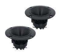 Wegiwuca 2Pcs Tweeters 98MM Speakers 150W 4-8ohm Trebles Ceramic Piezo Loudspeakers Round Horn Piezoelectric