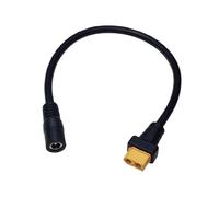 Wegiwuca 30cm XT60 Female to DC5525 Female Connectors Cable for Solar Panel and Portable Energy Storage Devices