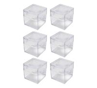 Wegiwuca 6PCS Small Bugs Habitat Boxes With Builtin Magnification Lens Child Friendly Bugs Catcher For Science Experiment