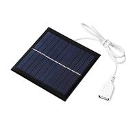 Wegiwuca Capacity Solar Power External Battery Pack Solar Charging USB Small Panel, Portable Headphones Charging Mobile Power Supplies