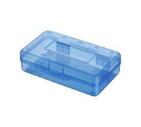 Wegiwuca Clear Hard Pencil Case High Capacity Pen Case Colored Pencil Organizers Box for Sketch Pencil Art Marker Watercolor Pen Stackable Containers for Office Supplies