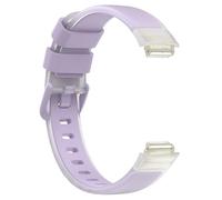 [Wegiwuca] Clear Two Tone Fitness Band Breathable Soft Silicone Quick Change Accessories for Watch Inspiration 3 Two Tone Jelly Replacement Bands Easy Installation