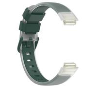 [Wegiwuca] Clear Two Tone Fitness Band Breathable Soft Silicone Quick Change Accessories for Watch Inspiration 3 Two Tone Jelly Replacement Bands Easy Installation