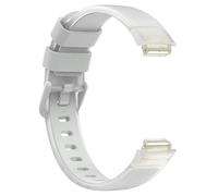 [Wegiwuca] Clear Two Tone Fitness Band Breathable Soft Silicone Quick Change Accessories for Watch Inspiration 3 Two Tone Jelly Replacement Bands Easy Installation