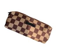 Wegiwuca Corduroy Pencil Case Large Compartment Multipurpose Pen Case Pencil Bag Travel Makeup Storage Bag for Student Girl Women Small Pencil Pouches