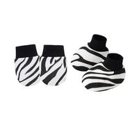 Wegiwuca Cotton Newborns Gloves and Socks Set for Neutral Gender Protecting Tender Skin From Scratches Home Daily Use Newborns Gloves