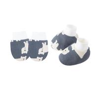 Wegiwuca Cotton Newborns Gloves and Socks Set for Neutral Gender Protecting Tender Skin From Scratches Home Daily Use Newborns Gloves