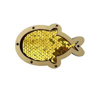 Wegiwuca Creative Sequined Fish For Sensory Busy Boards Making For Boys And Girls Improving Fine Motor Skill And Creativity Fine Motor Skill Toy