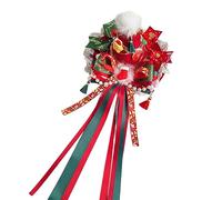 Wegiwuca Elegant Christmas Lolitas Hair Clip Festive Hat With Deer Horns Pretty Handmade Accessories Handmade With Festive Decorations Sweet Accessory HandcraftedHat