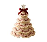 Wegiwuca Festival Crochet Christmas Tree Decoration Yarn Handmade Craft Project For Seasonal Home Christmas Tree Hanging