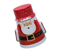 Wegiwuca Metal Container With Lid For Gift Giving Holiday Treats Holidays Cookie Boxes Christmas Decors Tins Tins With Lid For Gift Giving