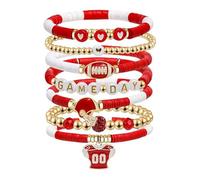 Wegiwuca Mix and Sports Charm Set 7 Color Options Soft Clay for Active Enthusiasts Flexible Soft Clay Sports