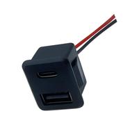 Wegiwuca Multiple Purpose USB and Type C Power Outlet with 110mm Cable Length for Intelligent Gadgets and Appliances Double Layer USB Power Outlet
