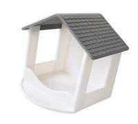 Wegiwuca Practical Bird Feeder House for WildBird Feeding and Watering Garden Backyard Feeding Station for Wildbird Shelter Wild Bird Feeder