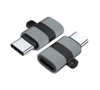 Wegiwuca Short USB C to USB Adapters USB Type C Female to MicroUSB Male Adapters Connectors Charging Adapters for Phone Laptops