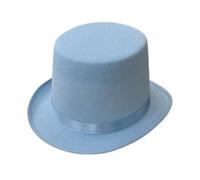Wegiwuca Solid Color Derby Hat Carnivals Magician Hat Gentleman Party Costume Accessories Two Size Suit Most Adult Kids Magician For Kids Adult Men For Bulk Without Secret Compartment