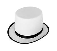 Wegiwuca Solid Color Derby Hat Carnivals Magician Hat Gentleman Party Costume Accessories Two Size Suit Most Adult Kids Magician For Kids Adult Men For Bulk Without Secret Compartment