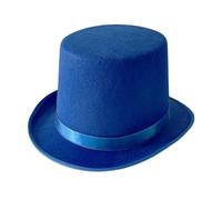 Wegiwuca Solid Color Derby Hat Carnivals Magician Hat Gentleman Party Costume Accessories Two Size Suit Most Adult Kids Magician For Kids Adult Men For Bulk Without Secret Compartment