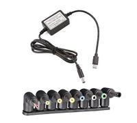 Wegiwuca Type C DC24V Power Supply Charging Cable With Multiple Adapters For LED Lights And Security Cameras Power Supply