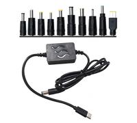 Wegiwuca Type C DC24V Power Supply Charging Cable With Multiple Adapters For LED Lights And Security Cameras Power Supply