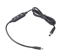 Wegiwuca Type C To 5.5x2.1mm Power Cable Router Cord 5V 9V 12V 15V 20V Adjustable With Switching For Optical Modem Router Fast Charging Cable