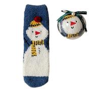 Wegiwuca Women's Lovely Warm Fuzzy Socks Plush Winter For Sleep Home Soft Cosy Christmas Ankle Crews Gifts For Women Soft Thick Indoor Slipper