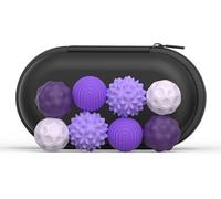 WEGJYKY Magnets Balls Fidget Toys for Adults,Mini Stress Balls for Adults and Kids,Silicone Ball Tactile Fidget Toys,Stress Relief Anti Stress Sphere Magnets for Relax,Anxiety,Fidget,Tension (Purple)