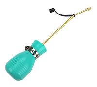 WEGJYKY Powder Duster, Diatomaceous Earth Bulb Duster Applicator with Longer Copper Tube, Pest Control Bulb Sprayer Garden Puffer Duster Termite Cockroach Wasp Bedbug Killer Powder Dispenser (Orange)