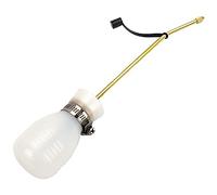 WEGJYKY Powder Duster, Diatomaceous Earth Bulb Duster Applicator with Longer Copper Tube, Pest Control Bulb Sprayer Garden Puffer Duster Termite Cockroach Wasp Bedbug Killer Powder Dispenser (Orange)