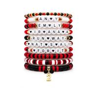 WEGLS 9 Pcs for The Devil Wears Prada 2 Inspired Merch Bracelets That's ALL | Beaded Bracelet Gifts for Women Birthday Party Merchandise Gifts for TV Show Fans Decor