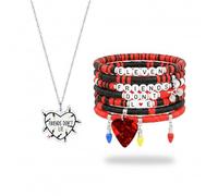 WEGLS for Strange Merch Things Bracelet,Necklace Friends Don't Lie | Strange Merchandie Bracelets Necklace Set Fans Friendship Gift Merch Jewelry for Friend Women Girls