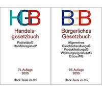 Wegmann Civil and Business Law Texts in The Set as a Test Set (BGB + HGB New Versions)