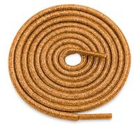 WEGOODZF Round Glitter Shoe Laces: Shiny Metallic Sparkle Shoe Strings - 2 Pair, 12 Orange, 31 inch(80CM)