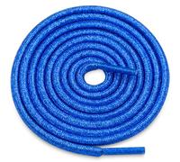 WEGOODZF Round Glitter Shoe Laces: Shiny Metallic Sparkle Shoe Strings - 2 Pair, 16 Royal Blue, 63 inch(160CM)