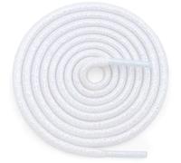 WEGOODZF Round Glitter Shoe Laces: Shiny Metallic Sparkle Shoe Strings - 2 Pair, 19 Shimmer White, 31 inch(80CM)