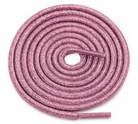 WEGOODZF Round Glitter Shoe Laces: Shiny Metallic Sparkle Shoe Strings - 2 Pair, 20 Pink, 31 inch(80CM)