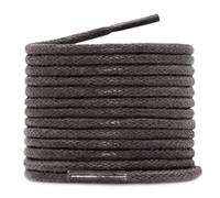 WEGOODZF Round Waxed Shoe Laces: 2.5MM Thin 120CM Long Dark Brown Cotton Formal Dress Shoelaces 2 Pairs Premium Wax Shoelace for Men Women Oxford Golf Shoes Brogues Derbys