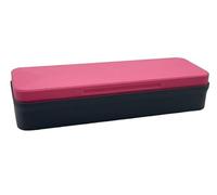 Wegovy® & Mounjaro Compatible Pen Case - GLP-1 Weight Loss Injection Pen Storage Box with Adapters for Multiple Pen Sizes - Holds Pen, Needle Tips & Swabs - Travel, Fridge or Home Grey & Pink